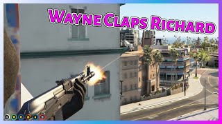 Wayne Claps Richard (Both POVs) | NoPixel GTA RP