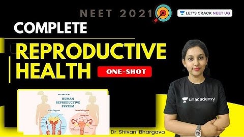 Complete Reproductive Health | One Shot Video | NEET 2021 | Dr. Shivani Bhargava