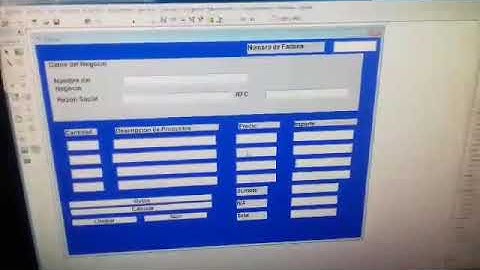 Factura en VISUAL BASIC 6.0