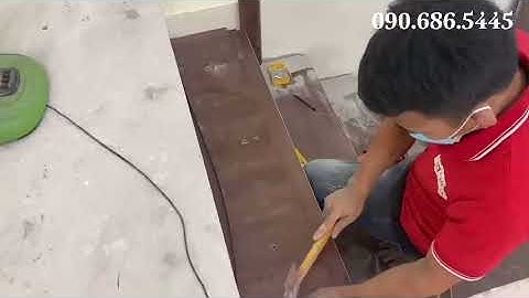 cách thi công mặt bậc cầu thang gỗ công nghiệp