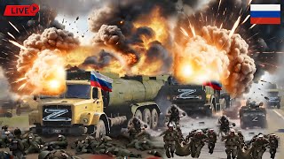 BIG Tragedy May 10th! 7000 Tons of Russian Ammunition Supply Convoy Destroyed by US Stealth Jet