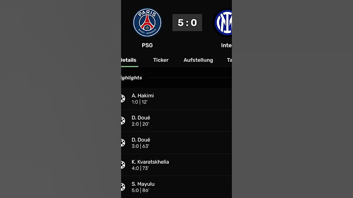 PSG Zerstört Inter im Finale und gewinnt zum ersten Mal die CHAMPIONS LEAGUE