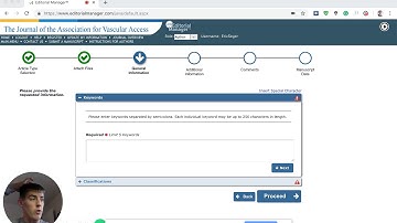 Submitting New Manuscript to the Journal of the Association for Vascular Access