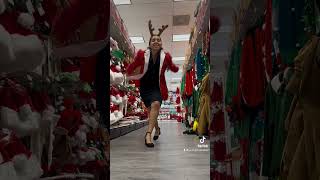 Entertaining myself 🎶 #fun #dance #store #christmas