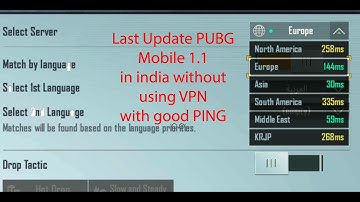 Server is busy problem solved - PUBG Mobile 1.1 Latest Update play without using vpn