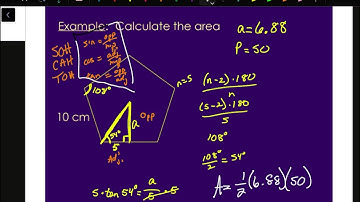 Geometry - 9.4 Regular Polygon Areas