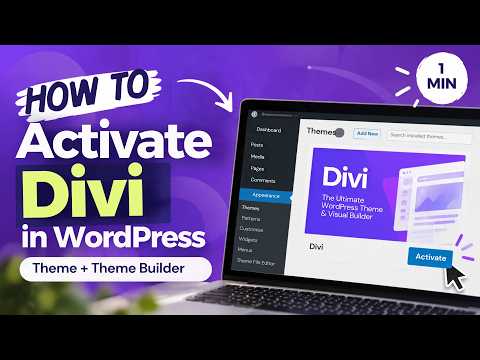 How to Install & Activate Divi 5 in WordPress | 1-Minute Tutorial