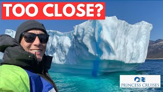 Our ICEBERG Encounter in NANORTALIK GREENLAND on Island Princess - DAY 12 VLOG