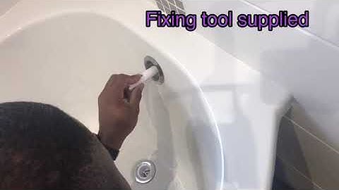 The McAlpine HC2650UK Bath Trap in action!