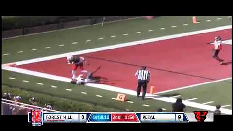 Petal #4 Samuel Hopper 27 yard pass complete to #5...