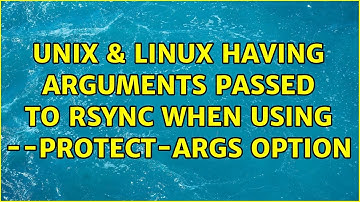 Unix & Linux: Having $line arguments passed to rsync when using --protect-args option