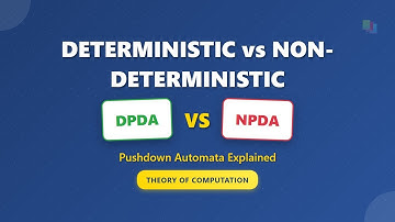 DPDA vs NPDA: Deterministic & Non-Deterministic Pushdown Automata Explained!