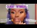 Client Tutorial: Full Glam beat on Darker Skin [Detailed]