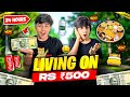 Living on 500 for 24 hours in mumbai   costliest area  twist challenge  mann vlogs