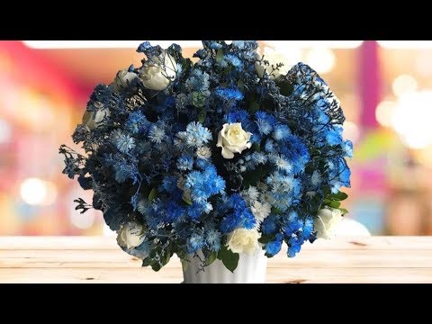 Como fazer arranjo azul ‹ Art Fleur › - thptnganamst.edu.vn