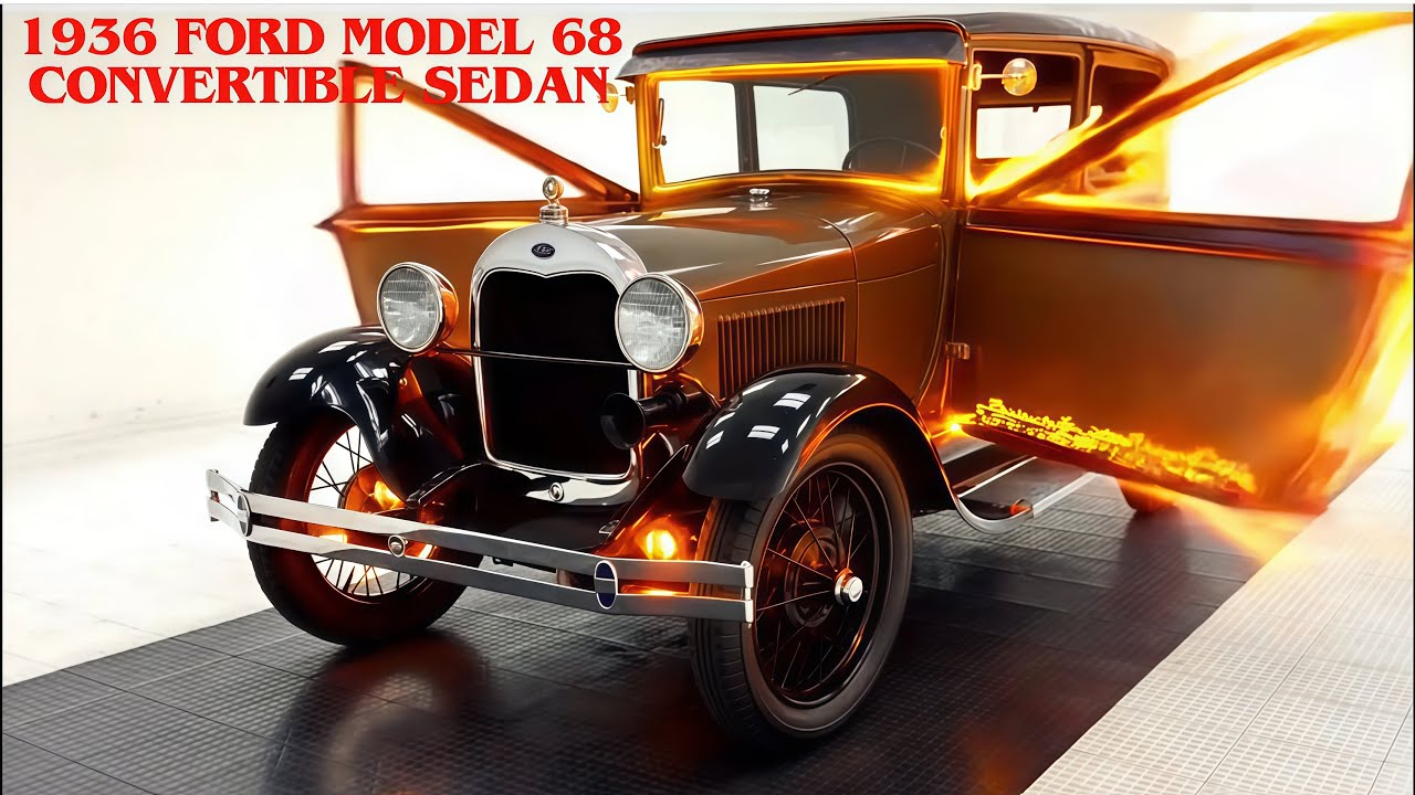 1936 Ford Model 68 Convertible Sedan Transformers