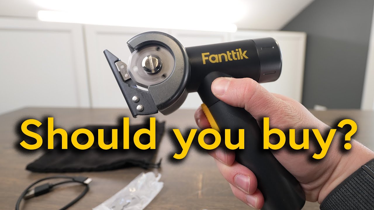 Fanttik C8 Cordless Electric Cardboard Fabric Paper Scissors Review