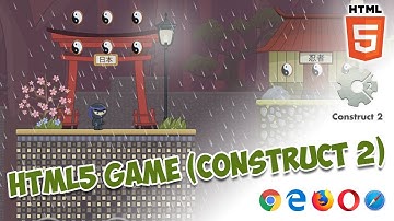 Dark Ninja - Construct 2 Platform Game Template HTML5