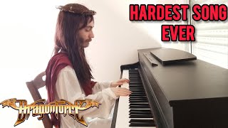 Jesus Plays Through The Fire And Flames On Piano