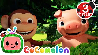 Animals Eat Apples \& Bananas Too | Cocomelon - Nursery Rhymes | Fun Cartoons For Kids | Moonbug Kids