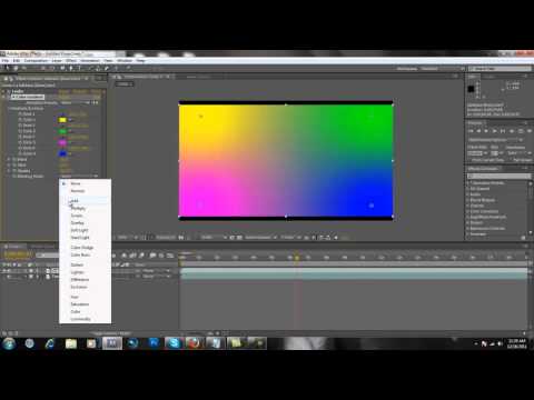 AE Editing : 4-Colored Flashing
