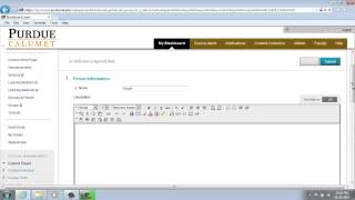 Blackboard Learn - Creating a Discussion Forum