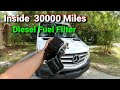 See what&#39;s Inside a Diesel Fuel Filter After 30000 Miles Mercedes Sprinter
