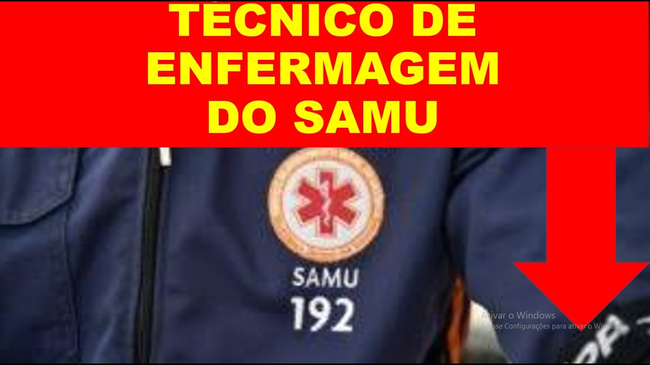 Técnico de Enfermagem do Samu - O que faz um técnico de enfermagem no Samu