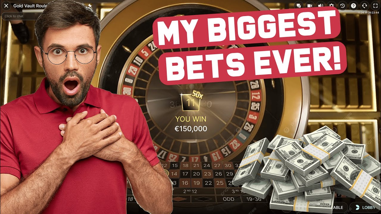 GOLD VAULT ROULETTE - MY BIGGEST BETS EVER!
