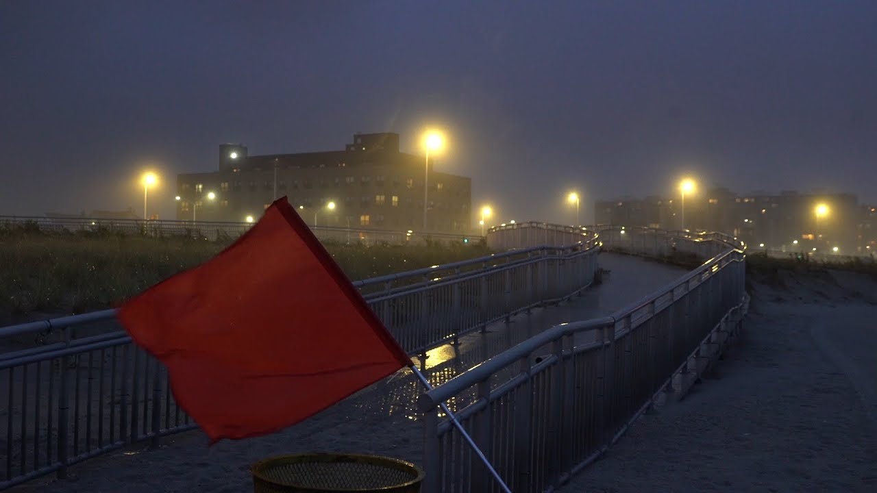 Rockaway Beach, NY Evening Nor'easter - 10/16/2019