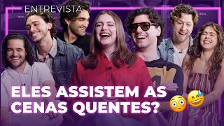 OFF CAMPUS: elenco fala sobre assistir suas próprias cenas quentes, edits, One Direction e Brasil 🇧🇷