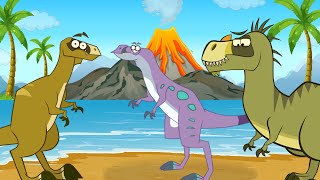 Apatosaurus In The Land Before Time Dino Cartoon & Facts Educational Videos For Kids