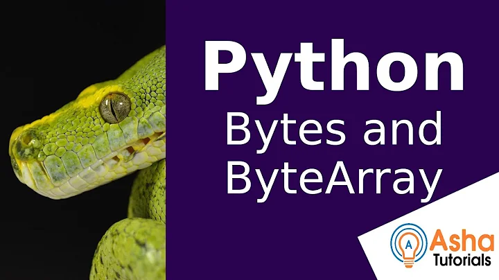 Python Bytes and ByteArray