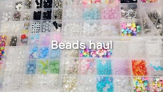 비즈 하울🔮 || Beads haul | asmr | 다이소 정리함