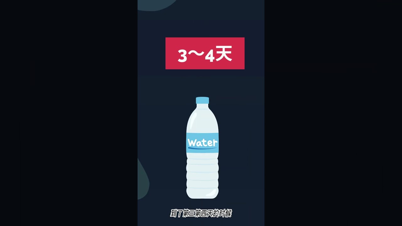 斷食一週的話身體會發生什麼樣的變化【健康知識、減重、減肥、斷食方法】#Shorts　【S005】