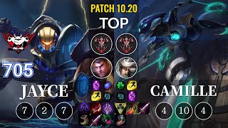 JDG 705 Jayce vs Camille Top - KR Patch 10.20