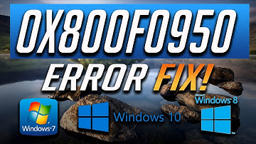 Fix .Net Framework 3.5 Error 0x800f0950 on Windows 10 [2025]