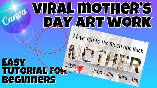 Mother Picture Frame. Insert Photos into Letters to Make Digital Art to Sell or Gift screenshot 4