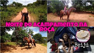 SOPHIA CONSEGUIU ANDAR SOZINHA NA ÉGUA BORETA + ACAMPAMENTO NA ROÇA