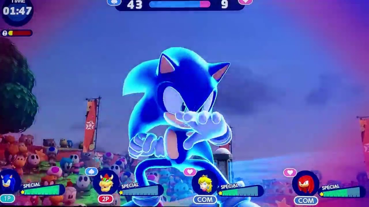 Mario and sonic Olympic game 1