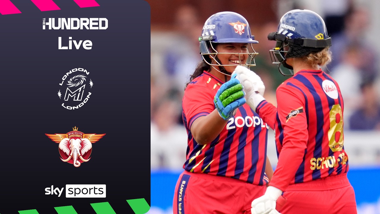 LIVE | MI London Women vs Manchester Super Giants Women | The Hundred