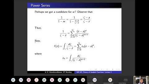 MA521 Theory of Analytic Functions Lecture 2 part 2