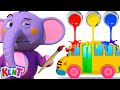 Kent The Elephant | Wheels On The Bus Painting Song | Kids Songs and Much More