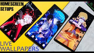 EPIC Naruto Theme Live Wallpapers & Android Homescreen Setup collection - Naruto, Sasuke & Sakura screenshot 5