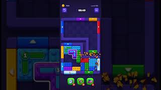 Block Out! Level 825 Solution Walkthrough 
