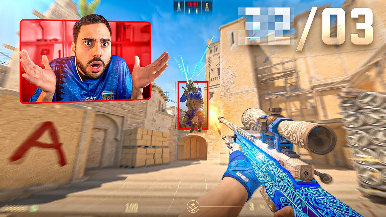 Mano, ela atira sozinha… MINHA PRIMEIRA PARTIDA com a AWP GUNGNIR de R$ 50 MIL