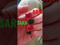 ASMR nail polish . BBM SARA THEME