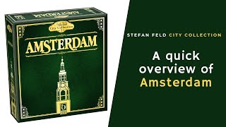 Overview of Amsterdam I City Collection I 4K