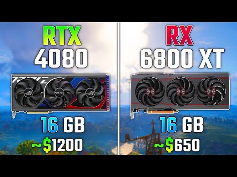 NVIDIA RTX 4080 vs RX 6800 XT | Test in 7 Games