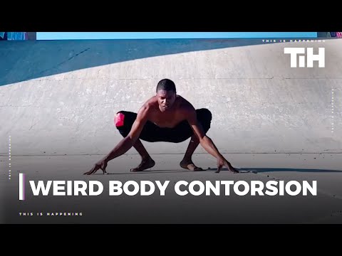 Guy Shows Amazingly Weird Body Contortion Moves While Dancing